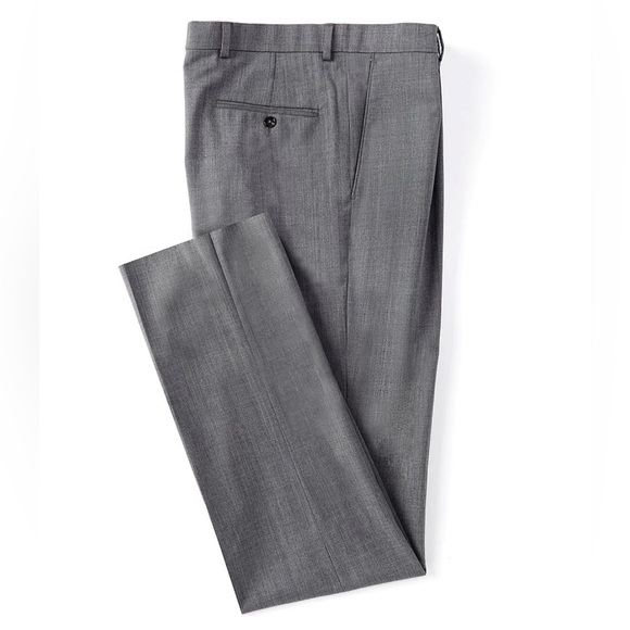 Hart Schaffner Marx - Soft Classic Fit Single Pleat Wool Dress Pants